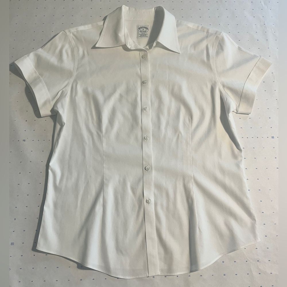 Brooks Brothers short sleeve blouse